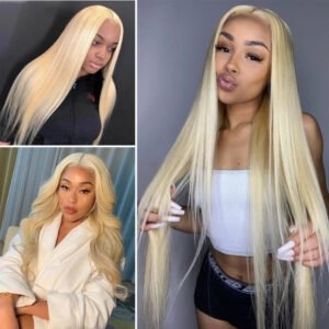 human hair lace front wig